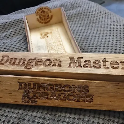 Buy Dungeons & Dragons Dice Roll Dungeon Master Plaque D&D Wooden • 5£