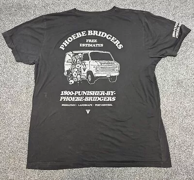 Buy Phoebe Bridgers Punisher Official T-shirt XL Grey Van Print - Made In USA • 32£