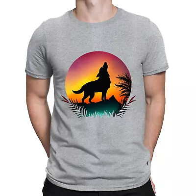 Buy Howling Wolf Nature Forest Wildlife Animal Lovers Gift Mens Womens T-Shirts #NED • 9.99£