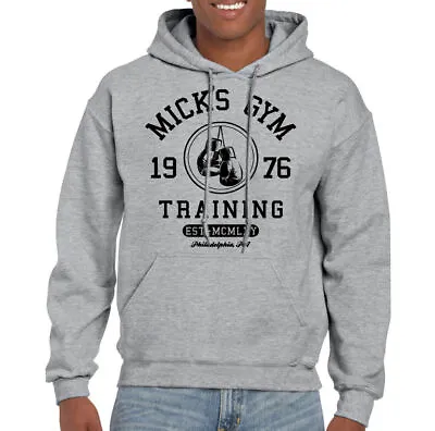 Buy Mick's Gym Mens Funny Rocky Movie Hoodie Balboa Boxing Boxer MMA Training Top • 25.49£