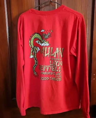 Buy Red Disneys Mulan Jr. Dragon Graphic Shirt Womens Large Princess Theatre 2017 • 18.77£