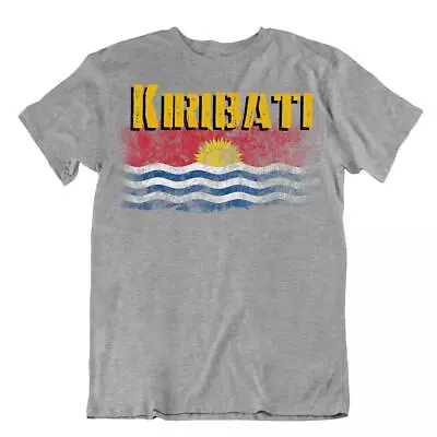 Buy Kiribati Flag Shirt Tshirt Tee Top City Map Frigatebird Rising Sun Stunning Gift • 22.59£