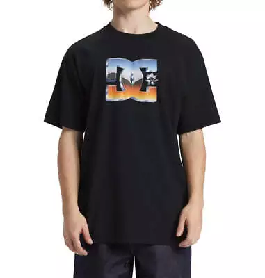 Buy DC Shoes Mens Chrome Star T-Shirt Black • 31.95£