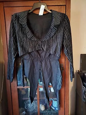 Buy Jack Skellington Jacket Womens Adult Size Costume Medium 8-10/ Unisex Kids Large • 17.81£