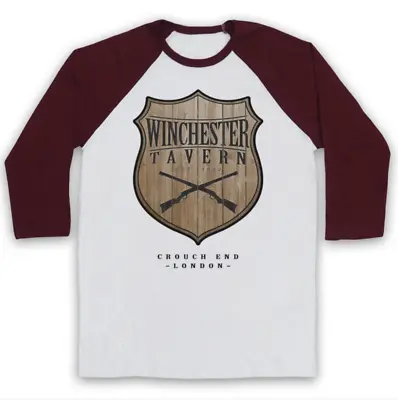 Buy Shaun Of The Dead Unofficial Winchester Tavern Pub 3/4 Sleeve Baseball Tee • 23.99£