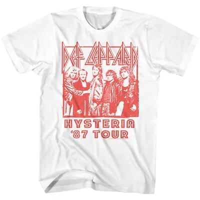 Buy Def Leppard Hysteria Tour 87 Men's T Shirt Metal Music Merch • 49.61£