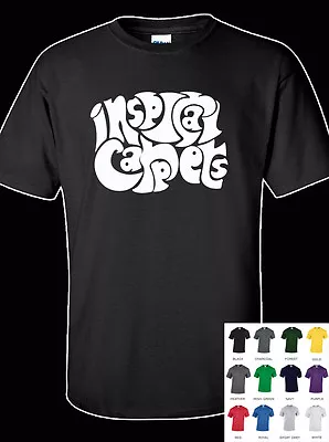 Buy Inspiral Carpets Twirl 100% Cotton  Adult  T-Shirt - All Sizes & Colours • 12.99£