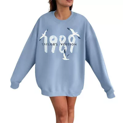 Buy Ladies 1989 Taylor's Sweatshirt Hoodies Crewneck Long Sleeve Pullover Jumper Top • 17.47£