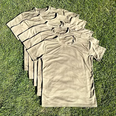 Buy 5x British Army Coolmax T Shirt MTP PCS Olive Green Combat Anti Static Top • 17.95£