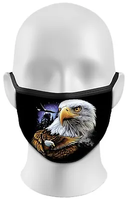 Buy Darkwear Eagle Face Mask Washable Breathable Reusable Tribal Native Wolf Mask • 6.29£