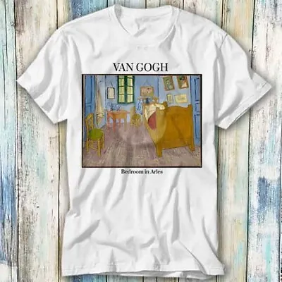 Buy Van Gogh Bedroom In Arles Art Drawing T Shirt Meme Gift Top Tee Unisex 1333 • 6.35£