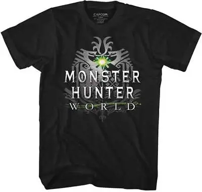 Buy Monster Hunter World Logo Capcom Video Game Men's T Shirt • 38.46£