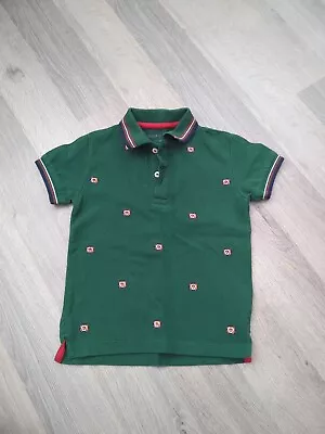 Buy Next Boys Green Tiger Print Polo T-shirt 2-3 Years  • 1.99£