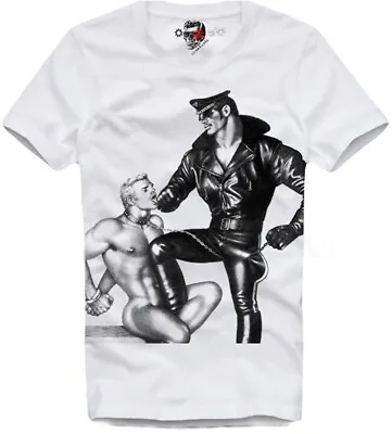 Buy Gay T-shirt Master And Servant Slave Toy Boy Roleplay Leather Suit Fetish 5613 • 22.78£