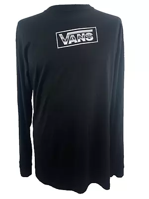 Buy Vans Off The Wall Long Sleeve T-shirt Black Men's Size UK L • 19.99£