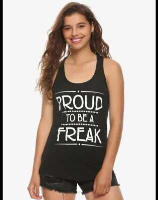 Buy Hot Topic American Horror Story Freak Show Proud To Be A Freak Tank Top Med. • 18.90£