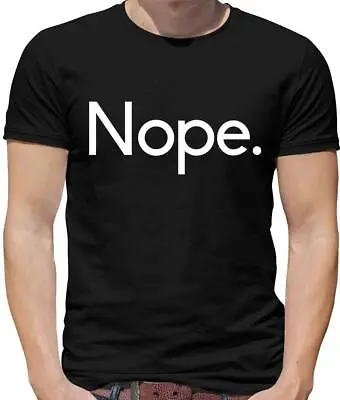 Buy Nope Mens T-Shirt - No - Slogan - Slang - Funny - Word - Joke • 13.95£