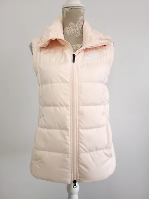 Buy Womens Nike Bodywarmer Small Gilet Jacket Duck Down Filled High Collar Full Zip • 29.99£