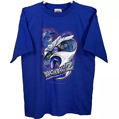 Buy Dragonball Z Tshirt Blue Tultex 1999 Youth XLAnime Cartoon Manga DBZ Vintage Y2K • 39.95£