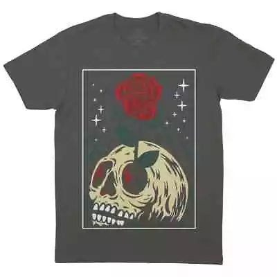 Buy Dream Skull Mens T-Shirt Art Catcher Wild Flowers Rose Star Magic Grim P108 • 11.99£