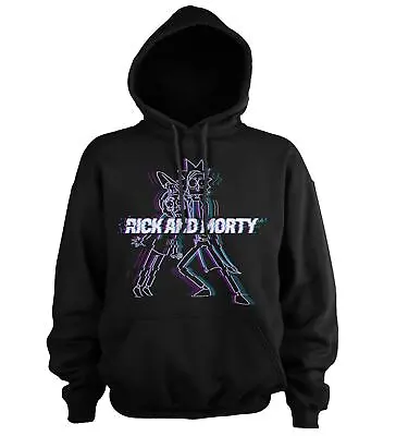 Buy Officially Licensed Rick And Morty Glitch Hoodie S-5XL Sizes • 37.99£