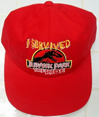 Buy NWT,  I Survived Jurassic Park The Ride  Youth Snapback Cap, RARE Universal/IOA • 8.04£