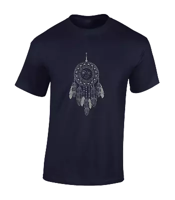 Buy Sun And Moon Dreamcatcher Mens T Shirt Native American Tribal Summer Fashion • 8.99£