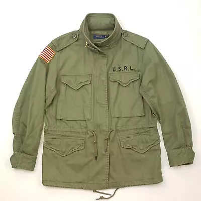 Buy Polo Ralph Lauren Army Jacket XS Extra Small Men Military M65 Utility Field NEW • 150£