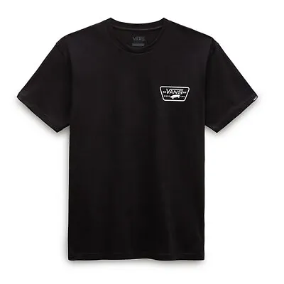 Buy VANS - Full Patch Back T-Shirt - Mens Short Sleeve Tee - Black/White • 28£