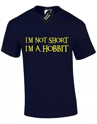 Buy Im Not Short Im A Hobbit Mens T Shirt Funny Frodo Quality Design Joke • 7.99£