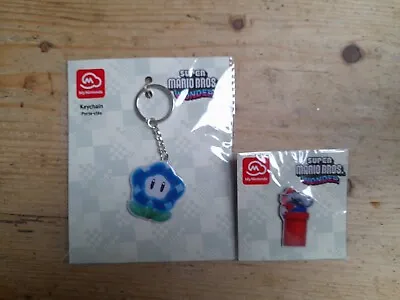 Buy Super Mario Bros. Wonder - Flower Keychain & Elephant Pin - My Nintendo - Merch • 12£