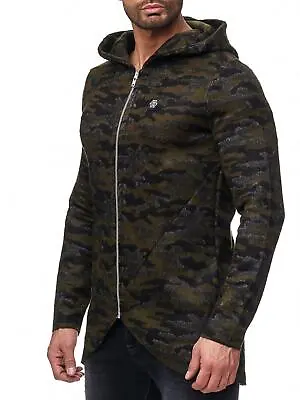 Buy Redbridge Men's Jacket Knit Cardigan Between-Seasons Hood Camouflage Hot • 34.60£