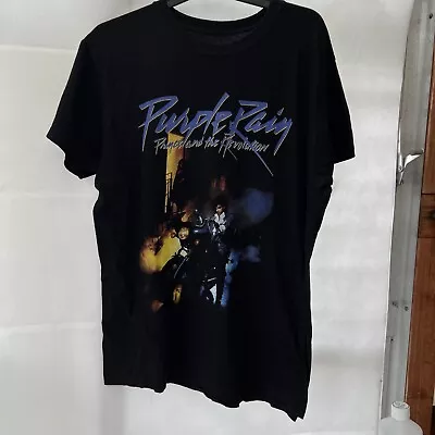 Buy Official Prince Purple Rain Music T-Shirt Men's Size Large • 14.99£