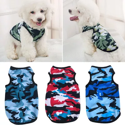 Buy Cute Pet Dog Cat Clothes Summer Puppy T Shirt Clothing Small Dogs Chihuahua Vest • 3.74£