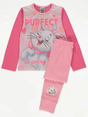Buy DISNEY-George Aristocats Marie Pink Pyjamas Set Size 9-10 Years  • 9.90£