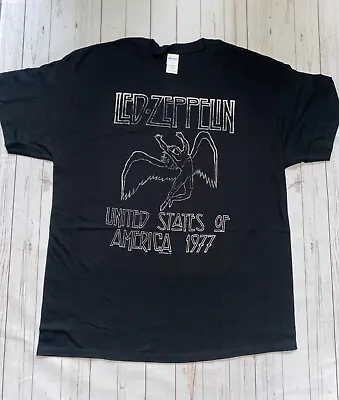 Buy Official Led Zepplin US Tour 77 T-Shirt New Unisex Licensed Merch • 13.95£