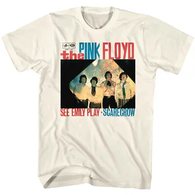 Buy Pink Floyd See Emily Play Scarecrow Men's T Shirt Psychedelic Music Merch • 41.26£