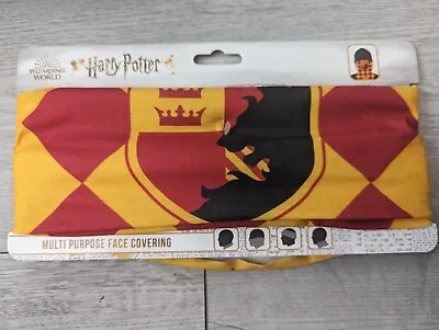 Buy Harry Potter Griffindor Face Mask, Headband, Scarf, Snood Red And Gold Ron • 2.99£