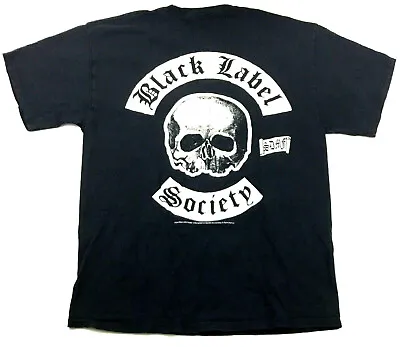 Buy Vtg Black Label Society Zakk Wylde T-Shirt 2-Sided BLS Logo Skull Graphic Tee S • 33.86£