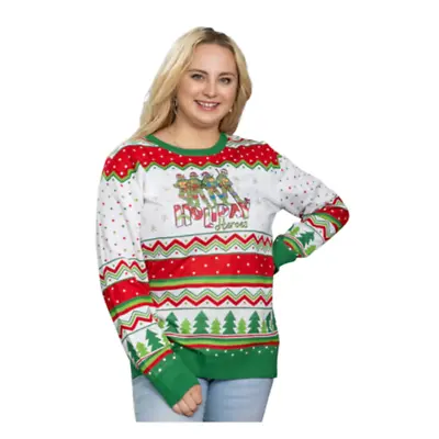 Buy Womens Teenage Mutant Ninja Turtles TMNT  Holiday Heroes  Ugly Christmas Sweater • 46.28£
