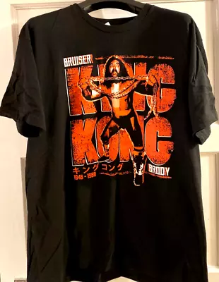 Buy 👊WWF👊Limited Edition Bruiser Brody King Kong T-Shirt👊XL👊Wrestling Crate👊New • 17.49£