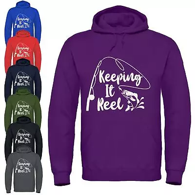 Buy Keeping It Reel Hoody Angling Hooded Top Clothing Gift Printed Sweatshirt Hoodie • 19.95£