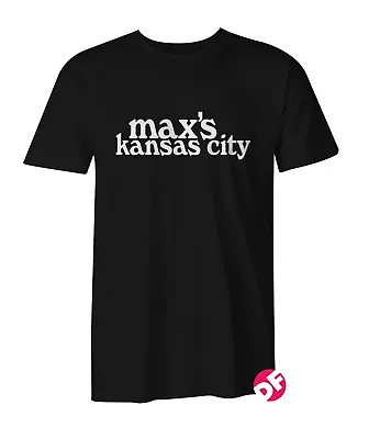 Buy Max's Kansas City  Retro T Shirt American Punk 70s Punk CBGB NY Dolls, Ramones • 12.99£