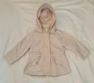 Buy Baby Girls 12-18 Months H&M Jacket With Removable Hood • 9.99£