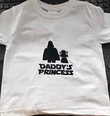 Buy Girls Star Wars Daddys Princess T Shirt • 8.99£