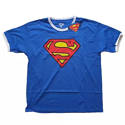Buy Superman Logo Blue XL T-Shirt • 9.99£