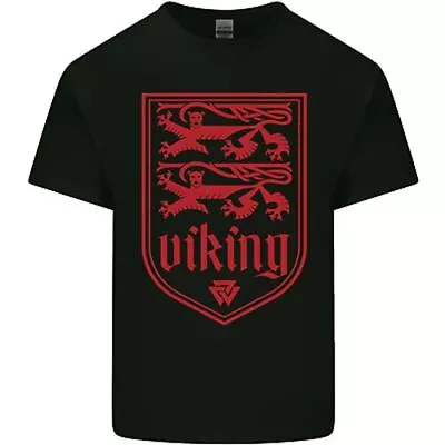 Buy The Vikings Valknut Symbol Lions Valhalla Mens Cotton T-Shirt Tee Top • 10.99£