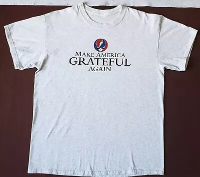 Buy GRATEFUL DEAD Make America Grateful Again Light Gray Adult T-Shirt • 11.94£