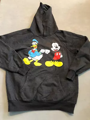 Buy Mickey Mouse Donald Duck Sweatshirt Women's Extra Large Disney Fleece Hoodie • 18.82£