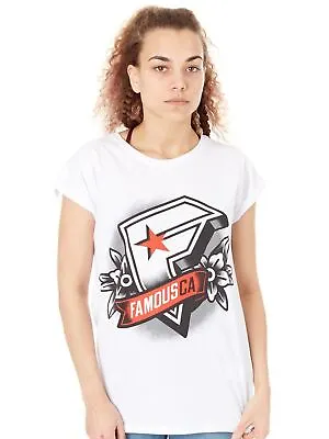Buy Famous Stars And Straps White CA Womens T-Shirt - XL • 8.99£